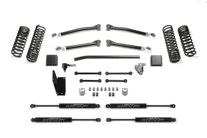 Fabtech — Fabtech 20-21 Jeep JT 4WD Gas 3in Trail w/Stealth
LftKt-Suspw/Shock - view 1