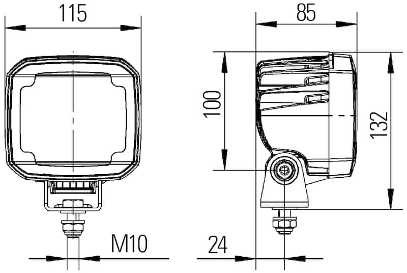 Hella — Hella Work Lamp Wa 0Gr Md1224 Dt Ub 1Ga
WORK LAMP - view 9