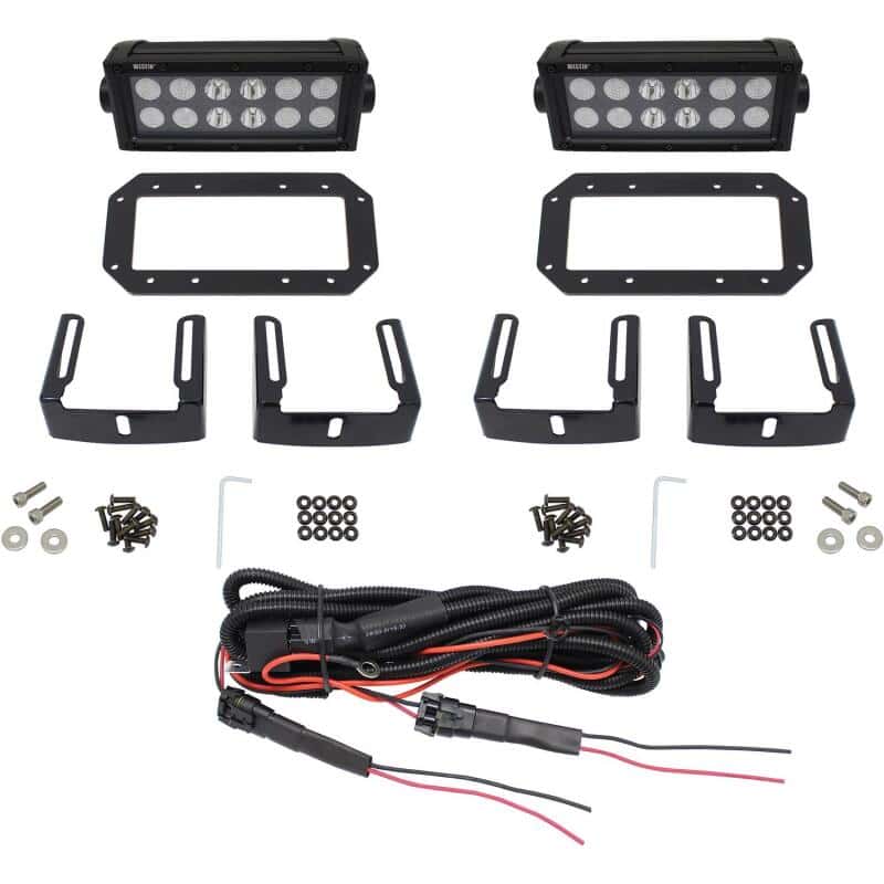 Westin — Westin HDX Flush Mount B-FORCE LED Light Kit (Set of 2) w/wiring harness - Black
LED Light Bar - view 3