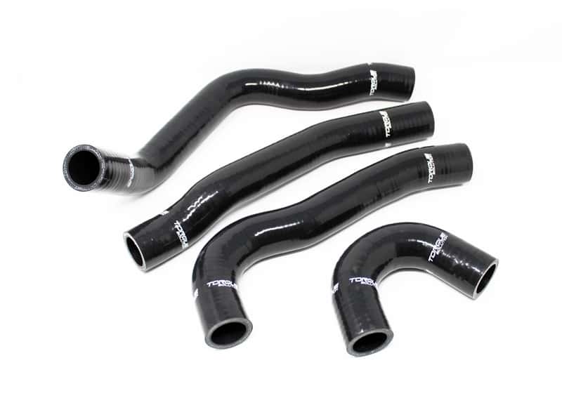 Torque Solution — Torque Solution 08-15 Mitsubishi Evolution X Silicone Radiator Hose Kit - Black - view 1