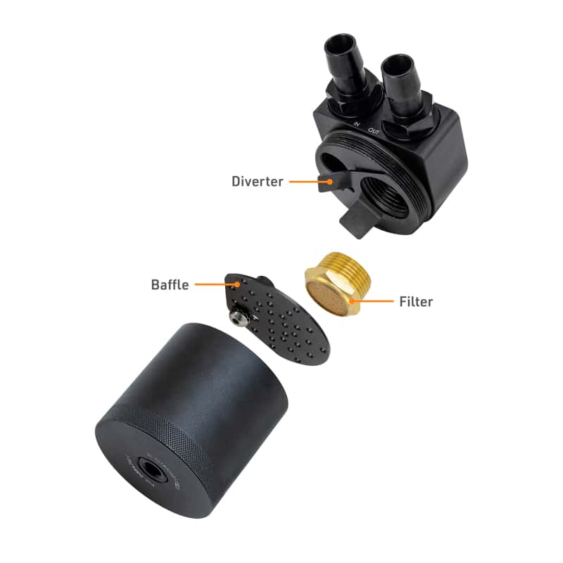 Mishimoto — Mishimoto 2025+ RAM 1500 3.0L Hurricane Baffled Oil Catch Can Kit - Black
Oil Catch Can Kit - view 7