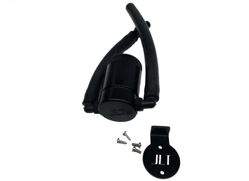 J&L — J&L 99-04 Ford Lightning Driver Side Oil Separator 3.0 - Black Anodized
Oil Separator - view 1