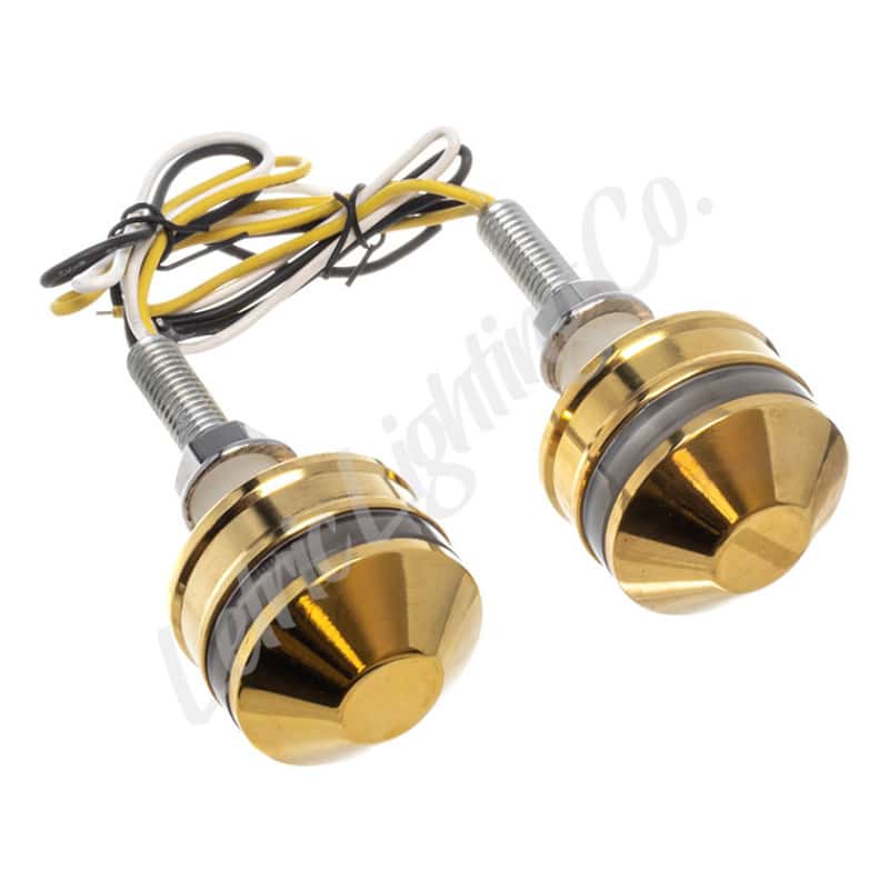 Letric Lighting — Letric Lighting Grip Ind Lghts Brss Cp Wht/Amb - view 1