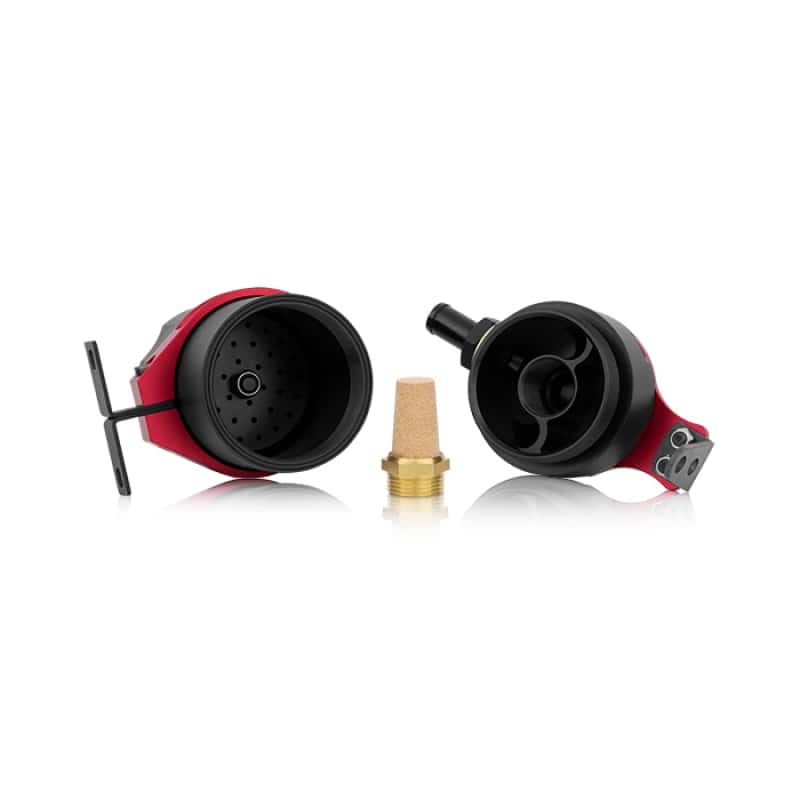 Mishimoto — Mishimoto Universal Baffled Oil Catch Can - Red - view 13