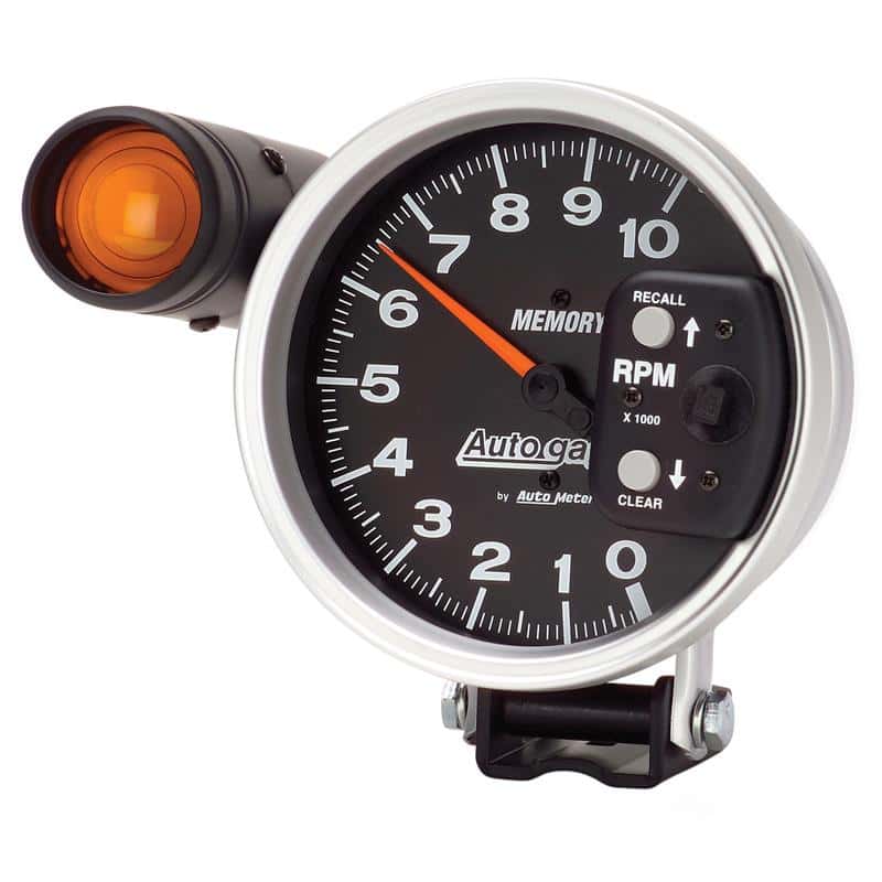 AutoMeter — Autometer 5 inch 10K RPM w/ Monster Shift Lite / Memory Pedestal Tachometer
GA 5" 10KRPM SL&M AG - view 3