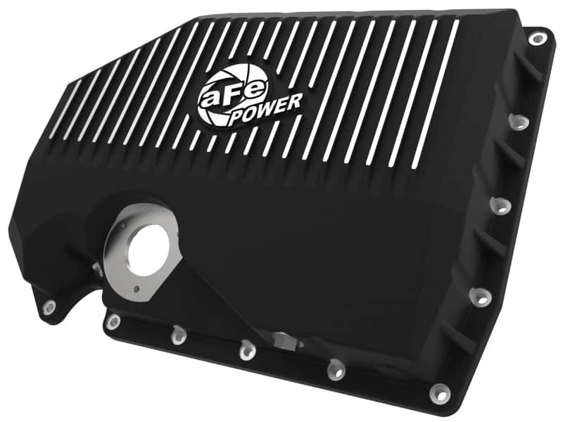 aFe — aFe 05-19 VW 1.8L/2.0L w/ Oil Sensor Engine Oil Pan Black POWER Street Series w/ Machined Fins
Engine Oil Pan - view 1