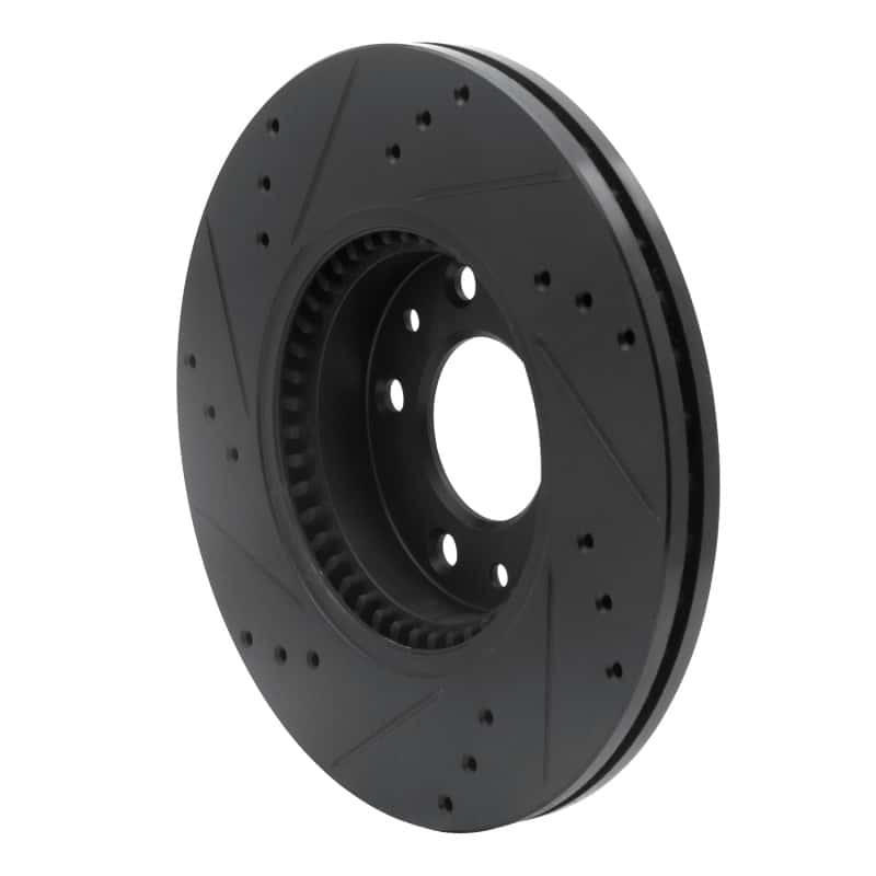 R1 Concepts — R1 06-13 Ford Fusion Front Right Drilled & Slotted Black Brake Rotor
R1 Brake Rotor Drill - view 4