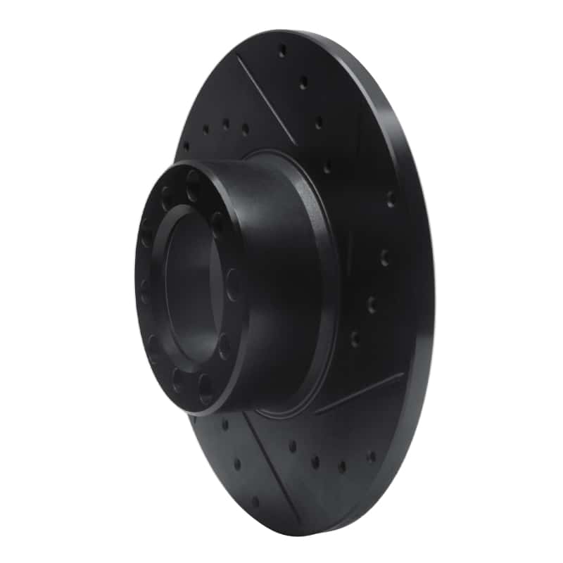 R1 Concepts — R1 73-85 Mercedes-Benz 230 Front Right Drilled & Slotted Black Brake Rotor
R1 Brake Rotor Drill - view 2