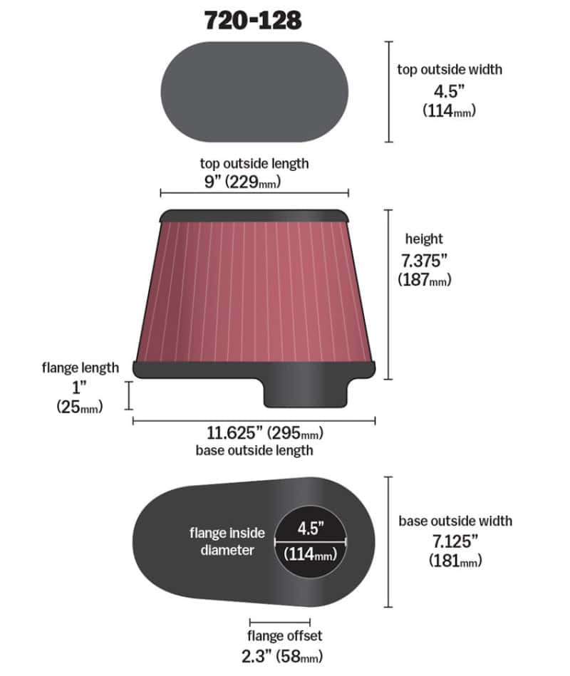 Airaid — Airaid Dodge 5.9/6.7L DSL / Ford 6.0L DSL Kit Replacement Air Filter - view 9