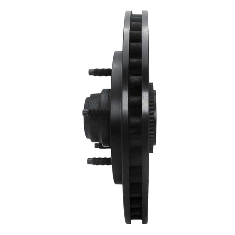R1 Concepts — R1 97-00 Ford Expedition Front Right Drilled & Slotted Black Brake Rotor
R1 Brake Rotor Drill - view 3