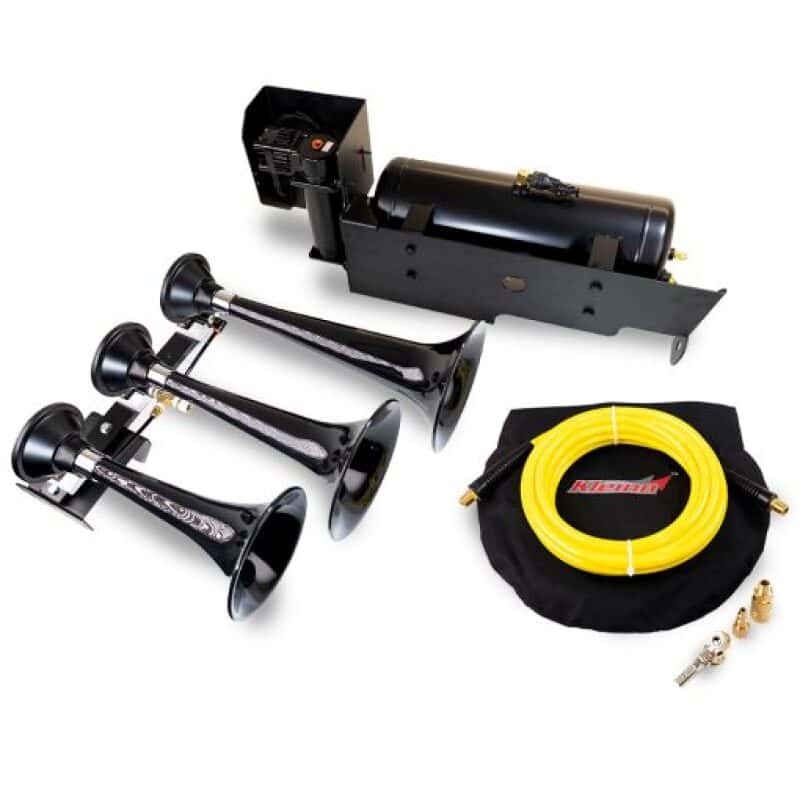 Kleinn Air Horns — Kleinn 11-16 Ford F-250/ F-350 Onboard Air System w/ Model 230 Horns
Horn System - view 1