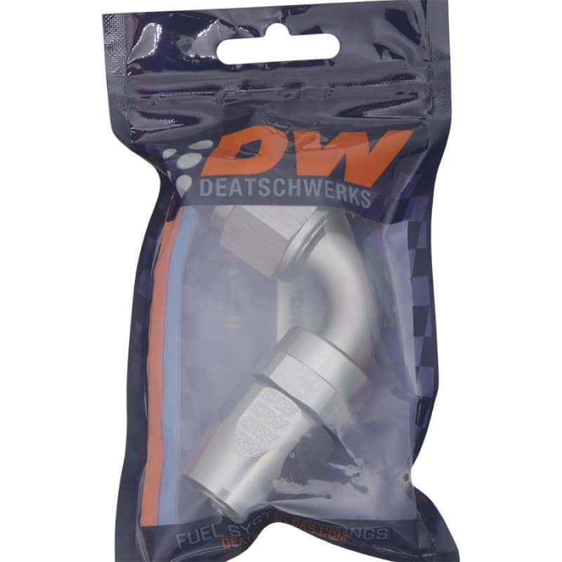 DeatschWerks — DeatschWerks 10AN Female Swivel 90-Degree Hose End CPE - view 2