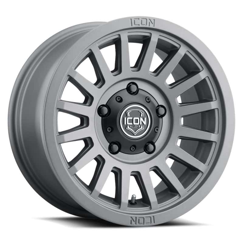 ICON — ICON Recon SLX 17x8.5 5x4.5 0mm Offset 4.75in BS 71.5mm Bore Charcoal Wheel
RECON SLX WHEEL - view 1