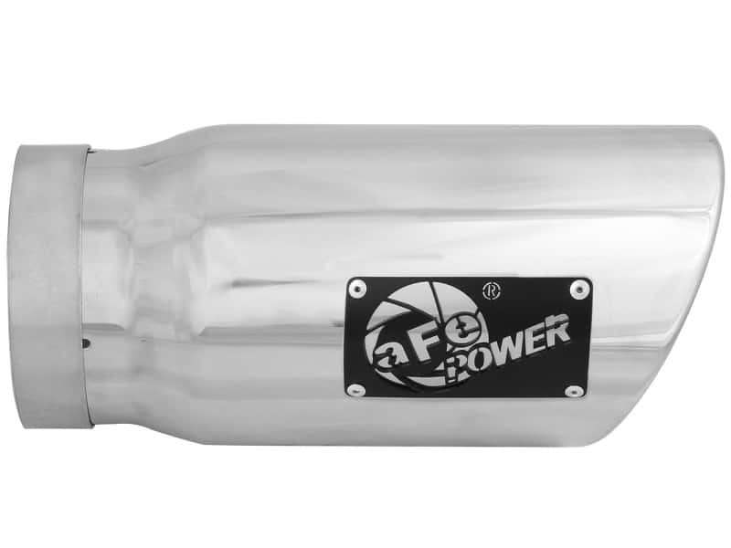 aFe — aFe Diesel Exhaust Tip Bolt On Polished 5in Inlet x 6in Outlet x 12in Long
Exhaust Tip Polished - view 2