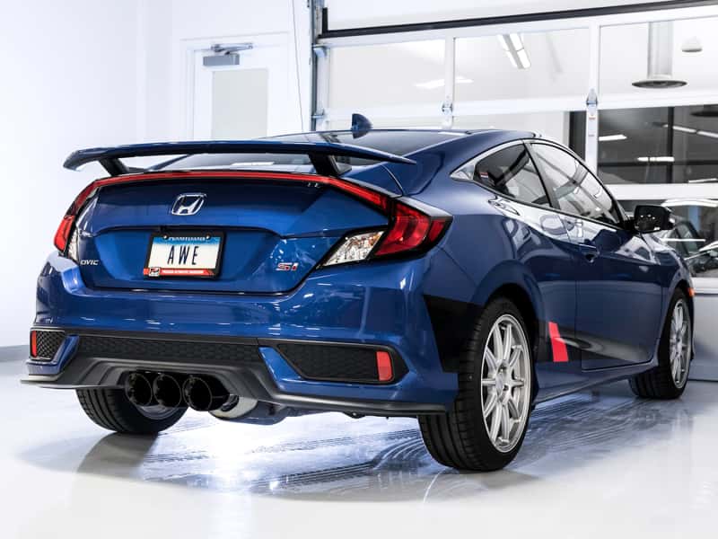 AWE Tuning — AWE Tuning 2016+ Honda Civic Si Touring Edition Exhaust w/Front Pipe & Triple Diamond Black Tips
Touring Exhaust - view 4