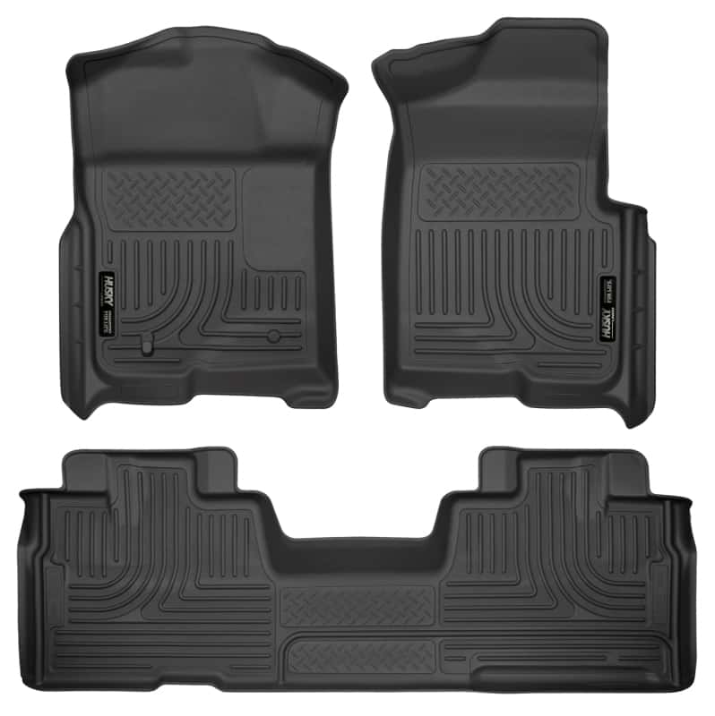 Husky Liners — Husky Liners 09-12 Ford F-150 Super Cab WeatherBeater Combo Black Floor Liners
Floor Liners - view 1