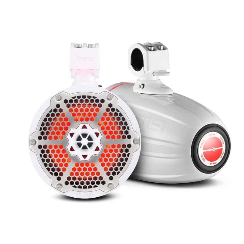 DS18 — DS18 Marine And Powersports Towers 8in 1in Driver 180 Watts RMS RGB LED Lights Black - view 15