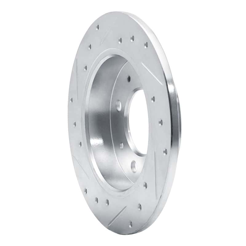 R1 Concepts — R1 04-09 Kia Spectra Rear Right Drilled & Slotted Silver Brake Rotor
R1 Brake Rotor Drill - view 4