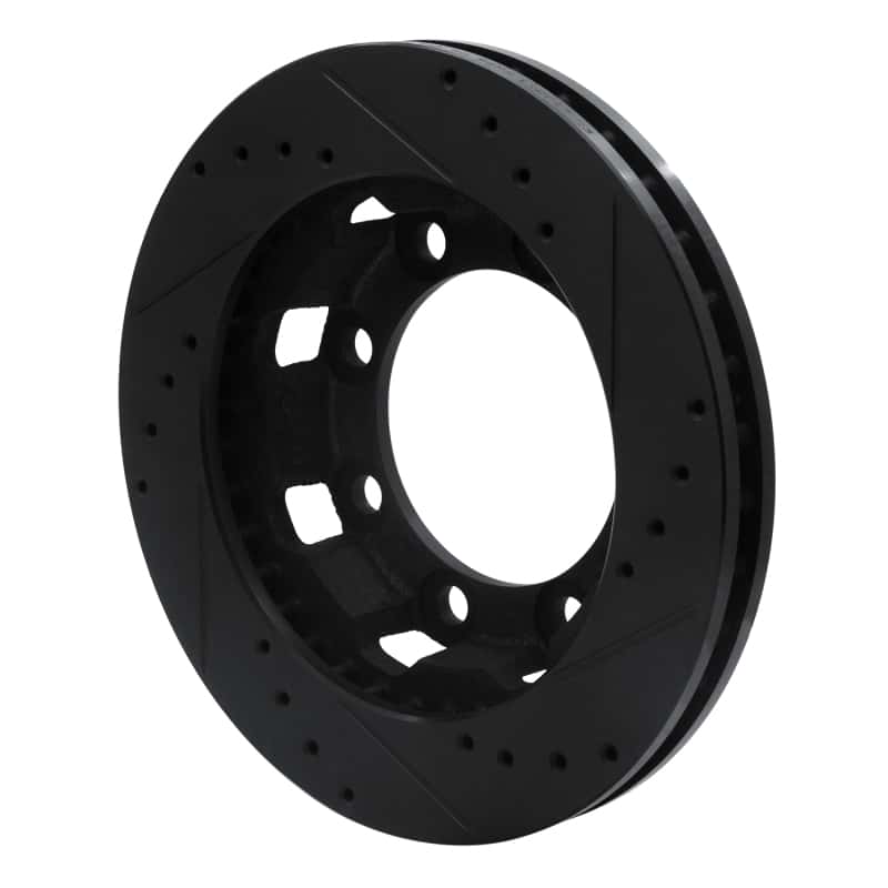 R1 Concepts — R1 71-91 Chevrolet C30 Pickup Front Left Drilled & Slotted Black Brake Rotor
R1 Brake Rotor Drill - view 4