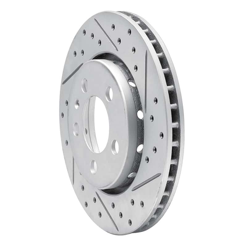 R1 Concepts — R1 00-06 Audi Tt Quattro Rear Right Drilled & Slotted Geo-Carbon Rotor - view 2