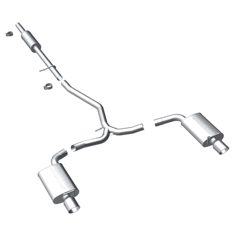 Magnaflow — MagnaFlow 11-13 Ford Explorer V6 3.5L SS Catback Exhaust Dual Split Rear Exit w/ 3.5in SS Tips
Cat-Back - view 1