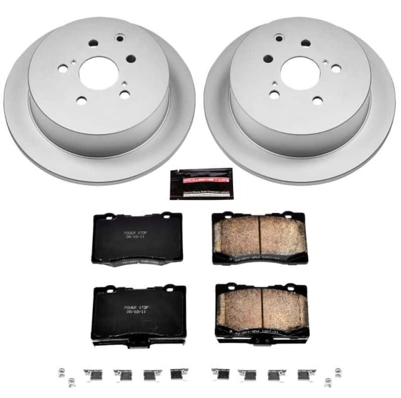 PowerStop — Power Stop 10-15 Lexus RX350 Rear Z17 Evolution Geomet Coated Brake Kit - view 1