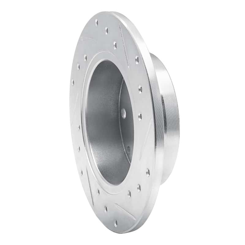 R1 Concepts — R1 81-85 Mazda RX-7 Rear Left Drilled & Slotted Silver Brake Rotor
R1 Brake Rotor Drill - view 4