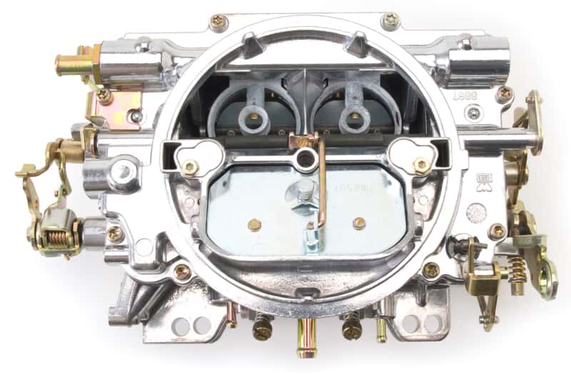 Edelbrock — Edelbrock Carburetor Performer Series 4-Barrel 800 CFM Manual Choke Satin Finish - view 4