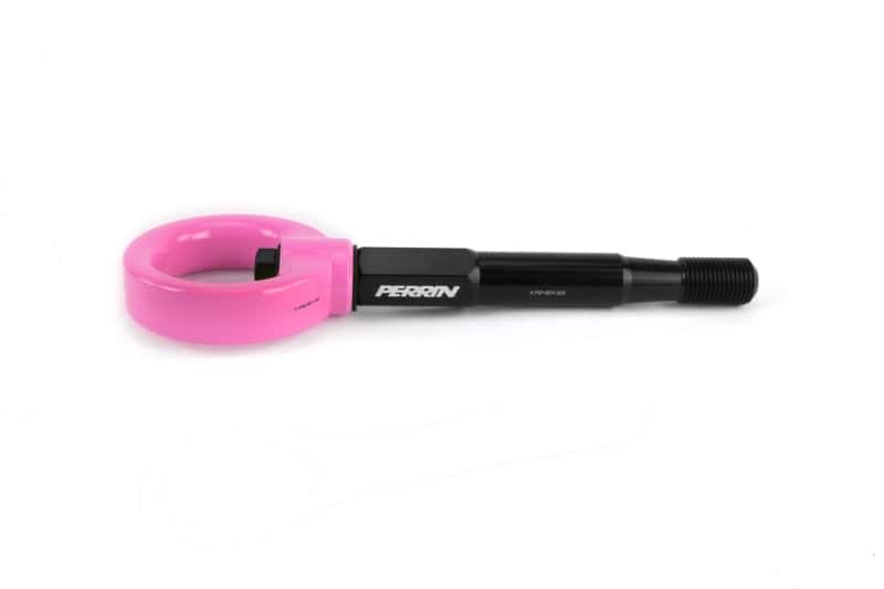 Perrin Performance — PERRIN 15-17 Subaru WRX & STI / 13-17 Crosstrek / 12-16 Impreza Tow Hook Kit (Front) - Hyper Pink - view 2