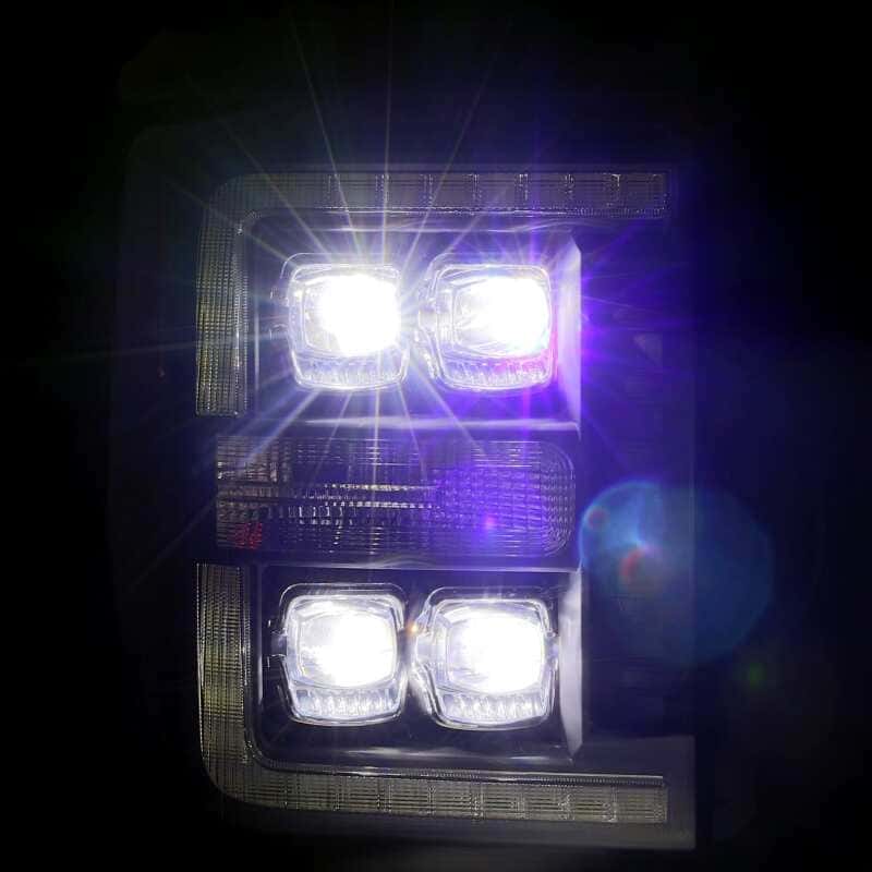AlphaRex — AlphaRex 11-16 Ford F-350 SD NOVA LED Proj Headlights Plank Style Alpha Blk w/Activ Light/Seq Signal
Projector Headlights - view 7