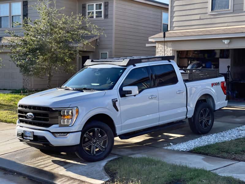 Go Rhino — Go Rhino 21-23 Ford F-150 CC Ceros Low Profile Roof Rack - Tex. Blk
Ceros Roof Rack - view 5