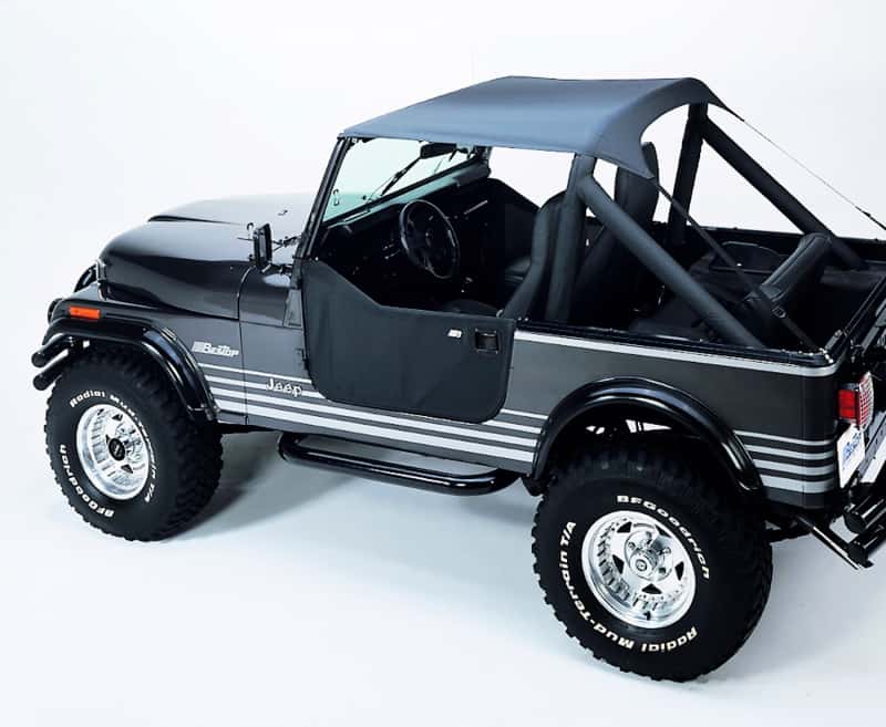 Bestop — Bestop 76-86 Jeep Cj7 Traditional Bikini (Charcoal / Gray)
Traditional Bikini - view 1