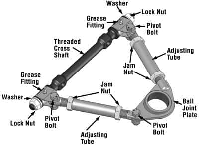 SPC Performance — SPC Performance Pro Series Front Adjustable Upper Control Arm (Chrysler Thread-In 10deg) (Race Only)
ADJ. CONTROL ARM
RACE ARM - view 2