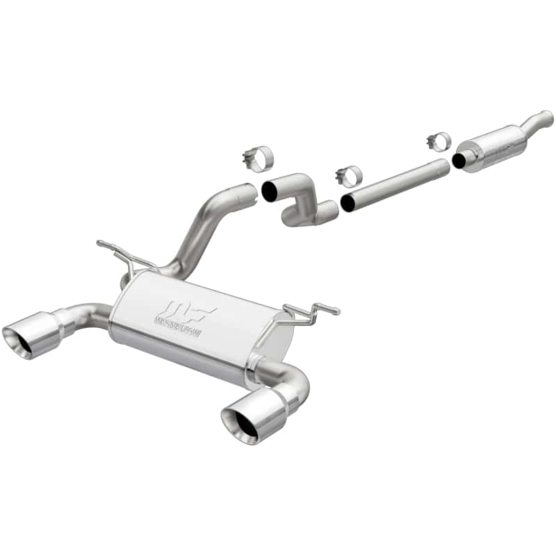 Magnaflow — MagnaFlow 2018 Jeep Wrangler L4-2.0L 3in 409SS Cat-Back Exhaust System w/Dual Split Rear Exit
Cat-Back - view 2