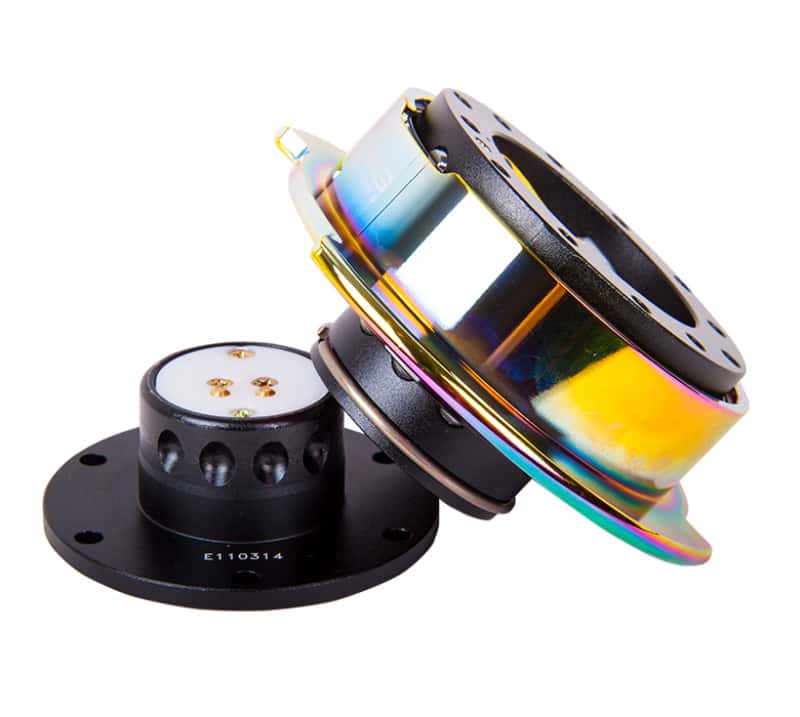 NRG — NRG Quick Release Gen 2.5 - Black Body / Neochrome Ring - view 2