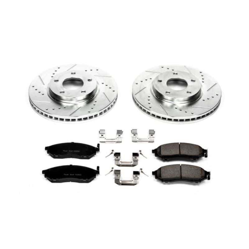 PowerStop — Power Stop 03-04 Infiniti M45 Front Z23 Evolution Sport Brake Kit - view 1