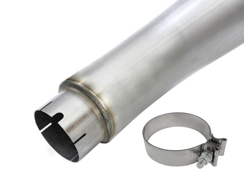 aFe — aFe MACHForce XP Exhaust Large Bore 5in DPF-Back Alu. 13-15 Dodge Trucks L6-6.7L (td) *Black Tip
DPF-Back Exhaust - view 4