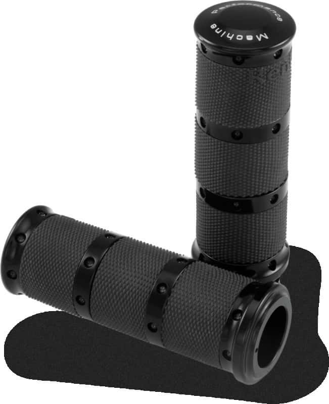 Performance Machine — Performance Machine Handle Grip Set- XL Rubber 2K7 - Black Ano - view 2
