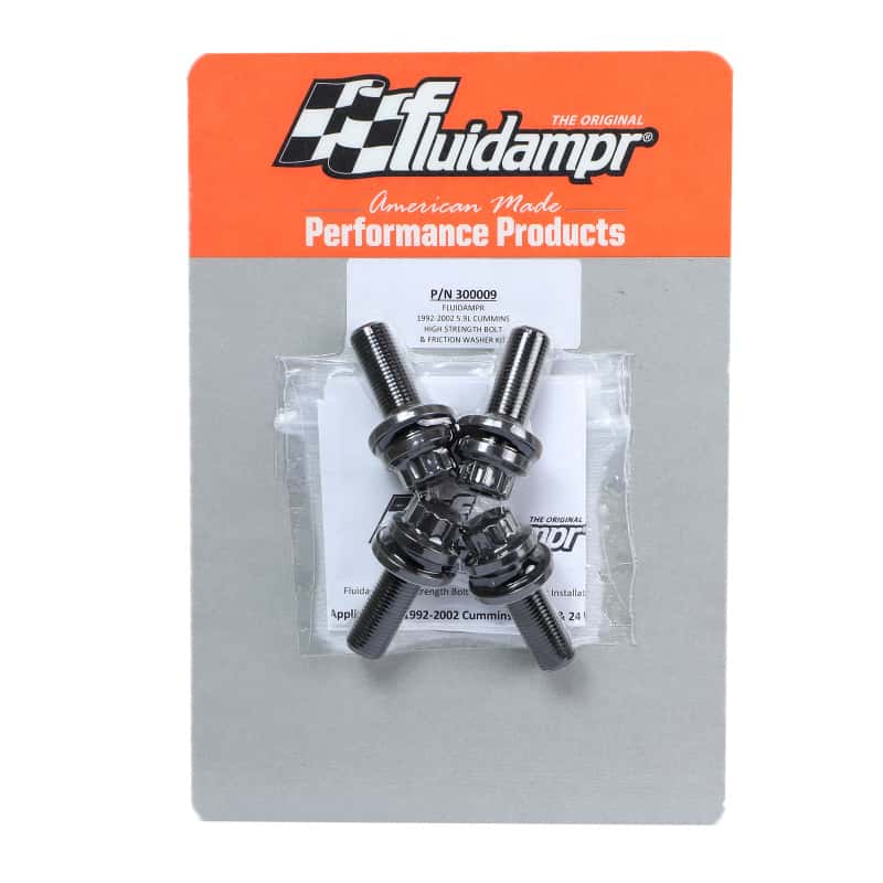 Fluidampr — Fluidampr 89-02 Dodge Cummins 5.9L 12V/24V High Strength Bolt Kit
Strength Bolt Kit - view 4