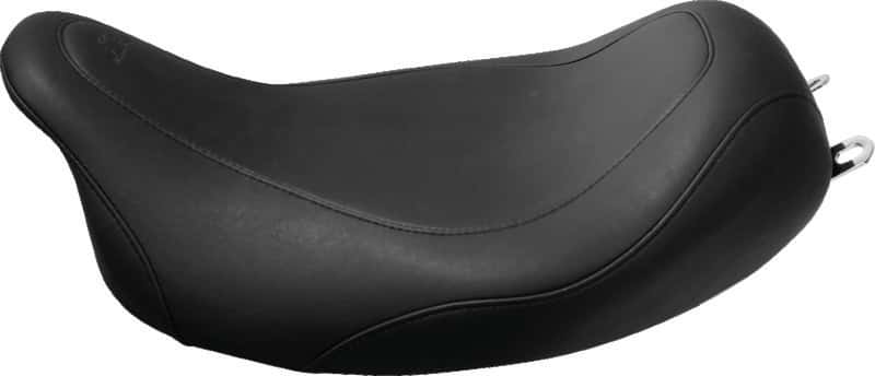 Mustang Motorcycle — Mustang 08-21 Harley Electra Glide,Rd Glide,Rd King,Str Glide Wide Tripper Solo Seat - Black - view 1