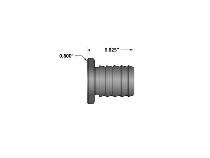 Fleece Performance — Fleece Performance Universal 1/2in Billet Aluminum Block Off Plug
Threaded Plug - view 5