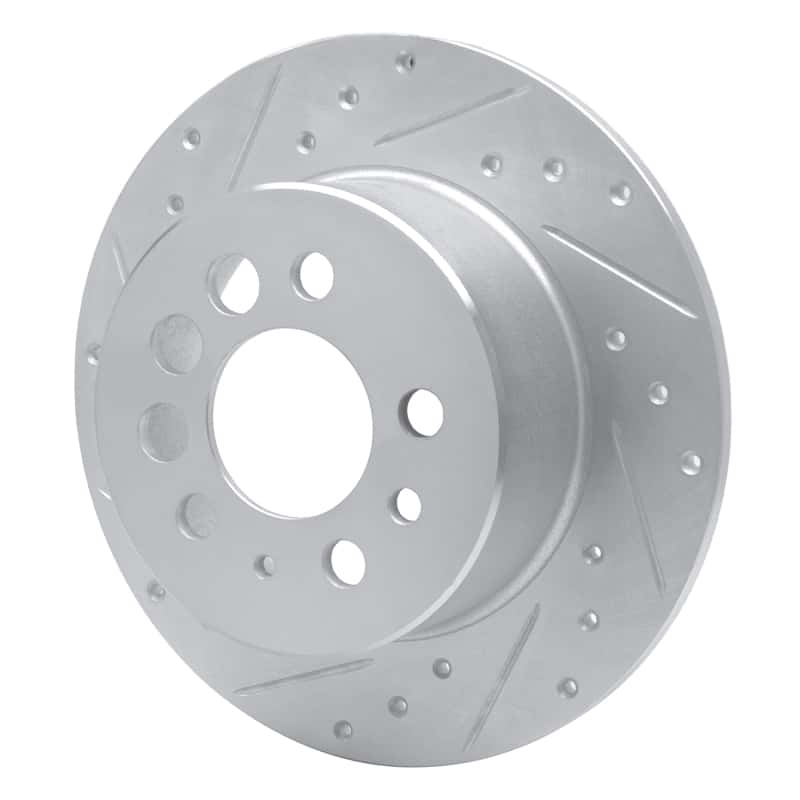 R1 Concepts — R1 1974-1995 Volvo 245 Rear Left Drilled & Slotted Silver Brake Rotor
R1 Brake Rotor Drill - view 2