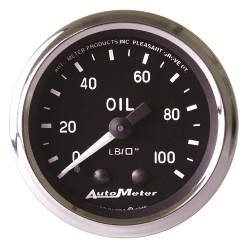 AutoMeter — Autometer Cobra 2-1/16in 100 PSI Mechanical Oil Pressure Gauge
2" OILP 100PSI COBRA - view 1