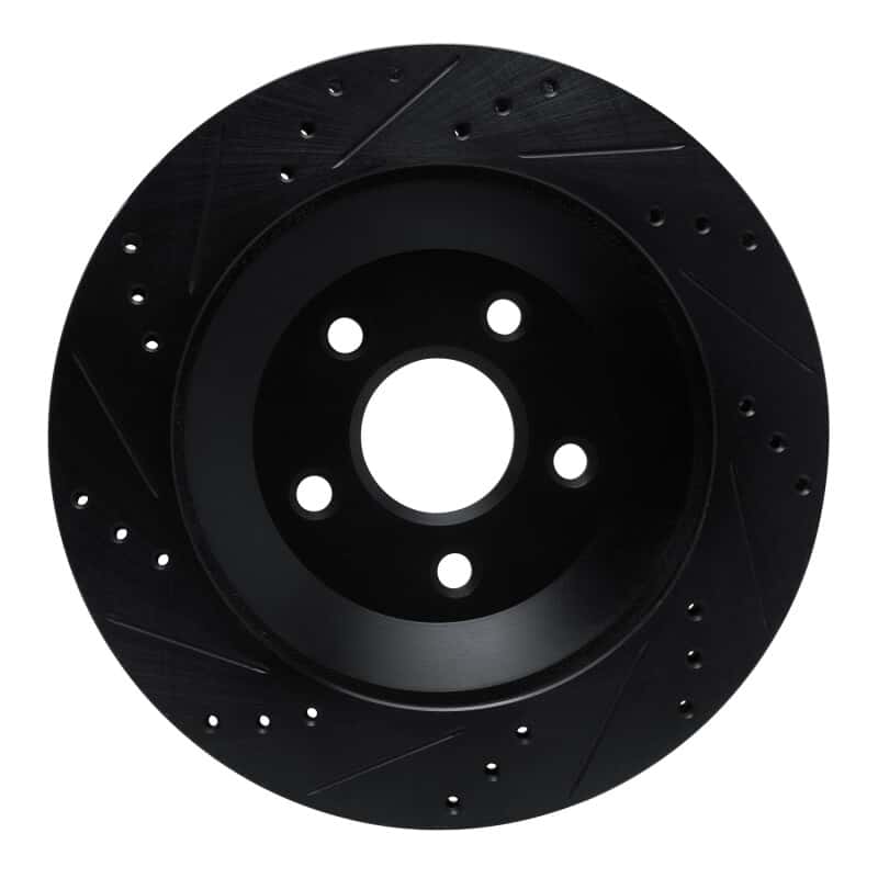 R1 Concepts — R1 04-07 Ford Freestar Rear Right Drilled & Slotted Black Brake Rotor
R1 Brake Rotor Drill - view 5