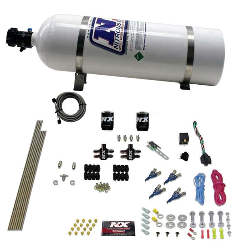 Nitrous Express — Nitrous Express 4 Cyl Gasoline EFI Nitrous Kit (50-250HP) w/15lb Bottle
Injection System Kit
N2OSys - view 2