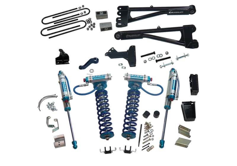 Superlift — Superlift 11-16 Ford F-250/F-350 SD 4WD 6in Lift Kit w/Repl Radius Arms & King Coilovers Rear Shocks
Suspension Lift Kit - view 1