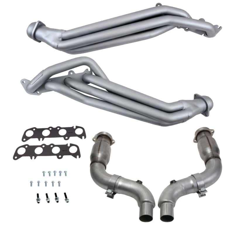 BBK — BBK 15-23 Ford Mustang GT 5.0 1-7/8in Long Tube Headers w/High Flow Catted Mid Pipe (Ti Ceramic)
Exhaust Header
Exhaust Kit - view 1