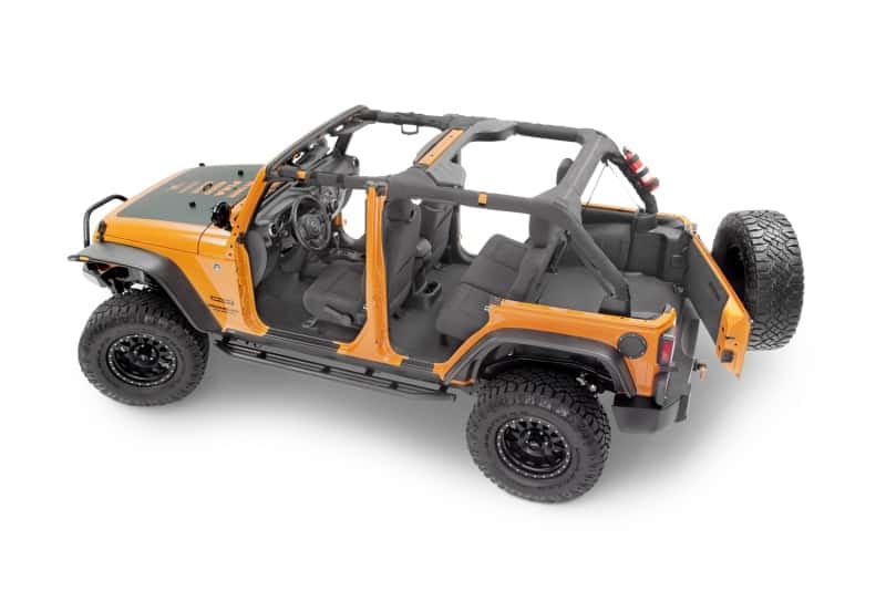 BedRug — BedRug 07-16 Jeep JK Unlimited 4Dr Front 4pc BedTred Floor Kit (Incl Heat Shields) - view 3