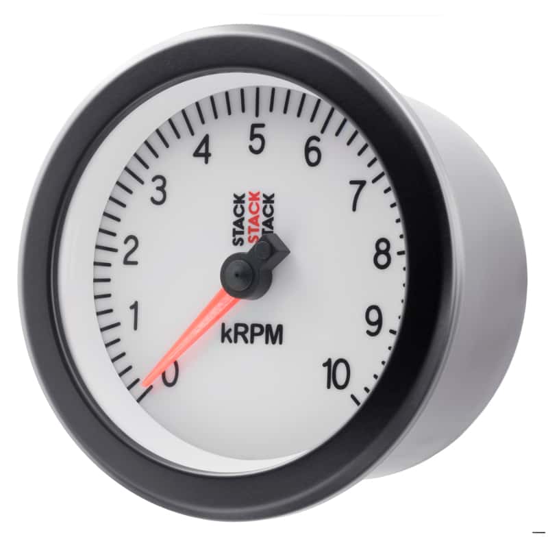 AutoMeter — Autometer Stack Sport 88mm 0-10K RPM Tachometer - White
TACH SPORT WT 10KRPM - view 2