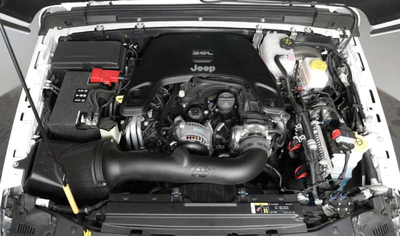 K&N Engineering — K&N 2018 Jeep Wrangler JL V6-3.6L F/I AirCharger Performance Intake
Performance Air Inta
Air Intake System - view 8